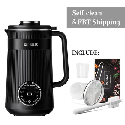 8-in-1 Nut Milk & Coffee Maker, 32oz, Self-Cleaning Stainless Steel