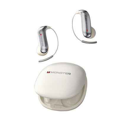 Monster Wireless Earbuds, 145H Playtime, Titanium Design