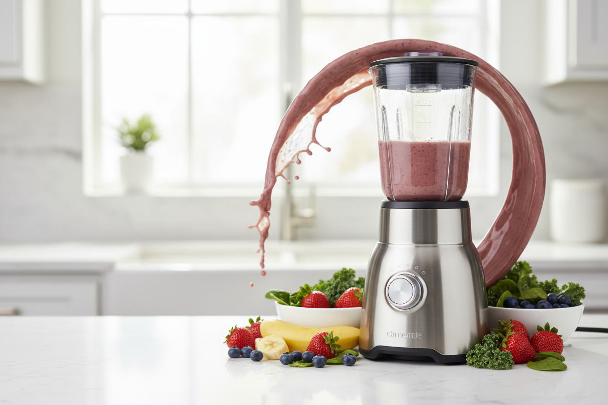 我是卖破壁机的 帮我生成一个图片 当幻灯片