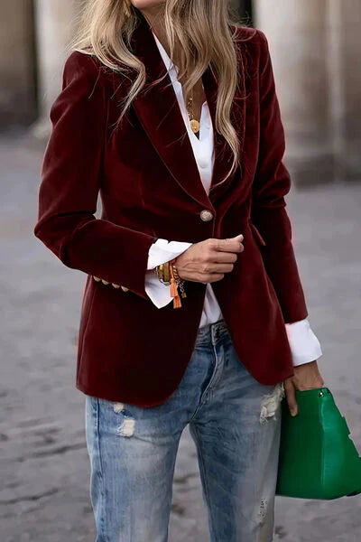 Timeless Velvet Blazer
