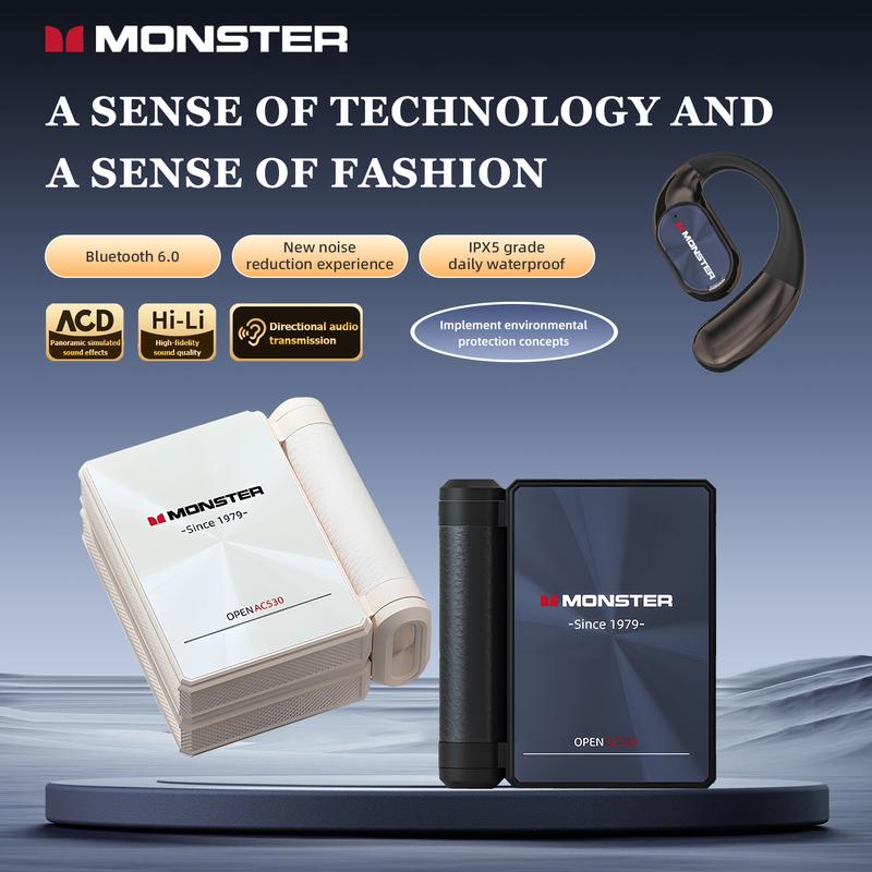 Monster Wireless Earbuds, 145H Playtime