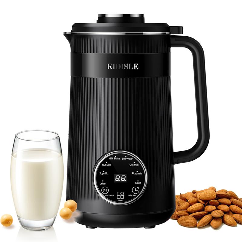 8-in-1 Nut Milk & Coffee Maker, 32oz, Self-Cleaning Stainless Steel