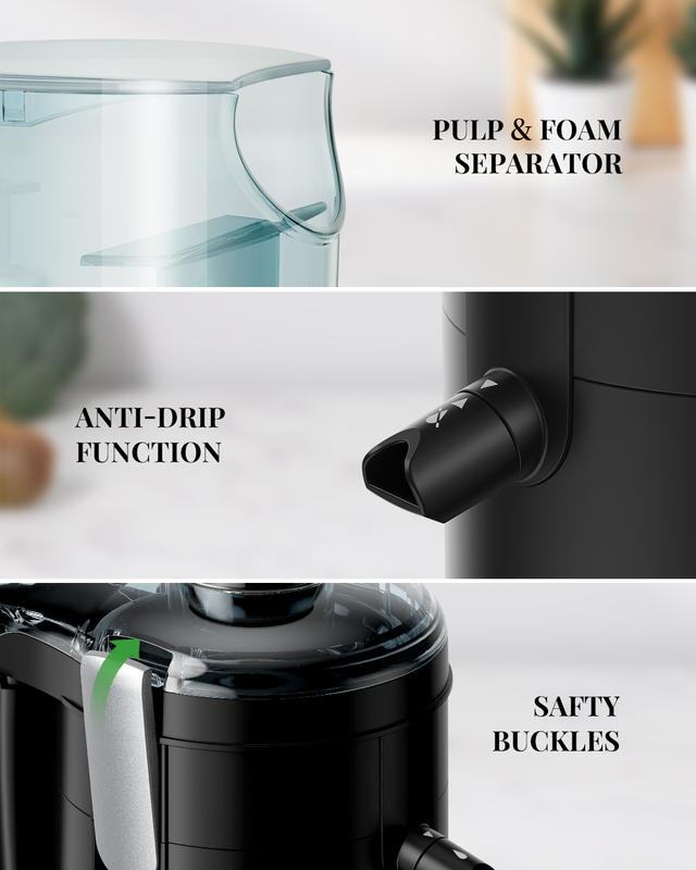 High-power centrifugal juicer